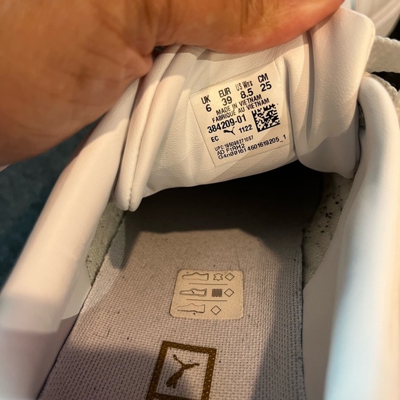 White Puma Sneakers - Picture 8 of 8